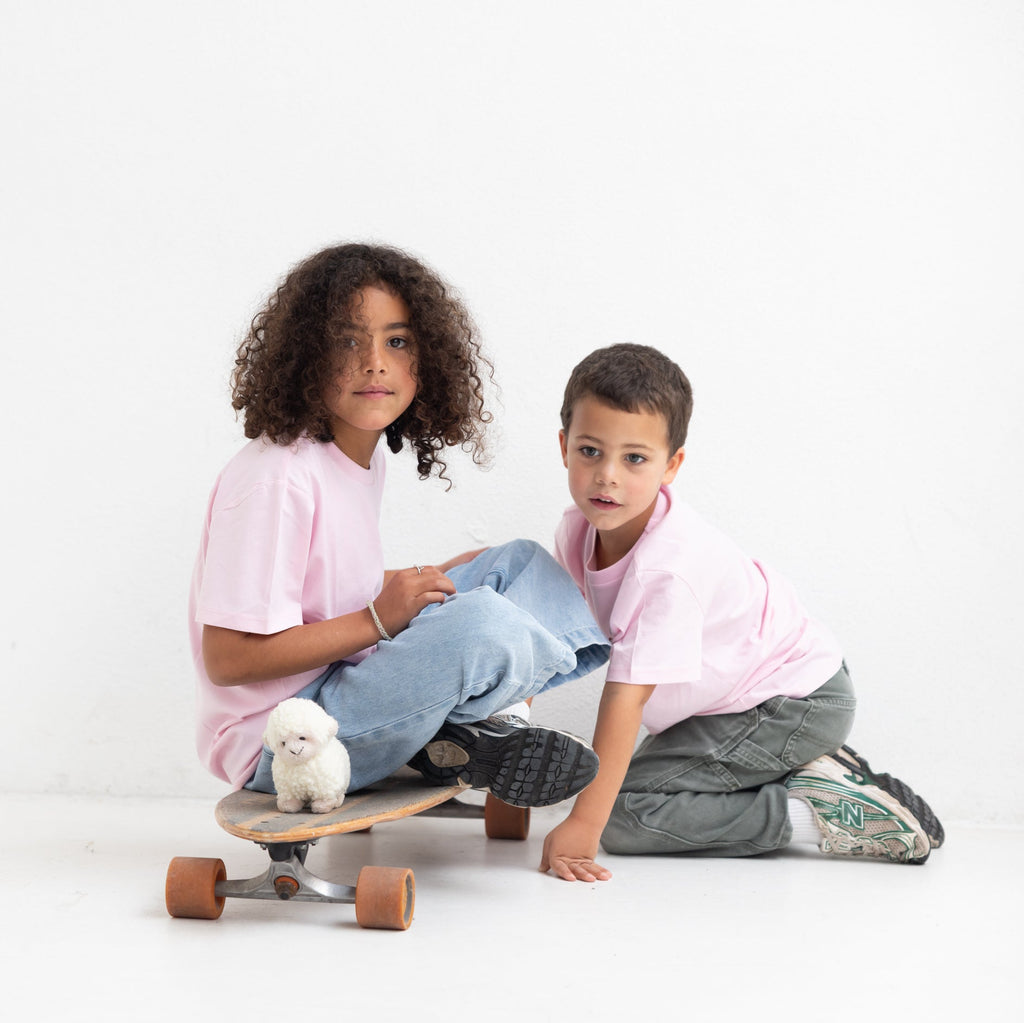 Kids T-shirt ‘Ma Stobbe!’ Pink