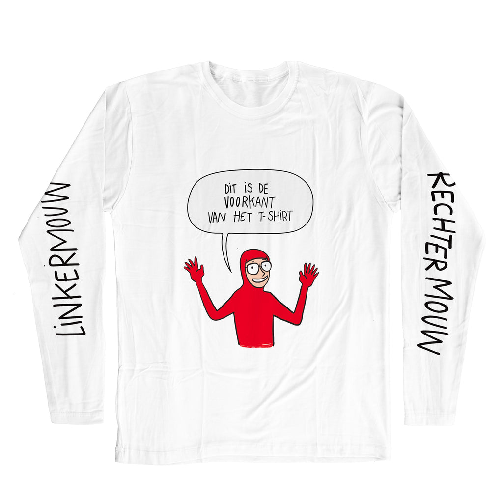 "Dit Is De Voorkant"- Adult - Longsleeve T-shirt