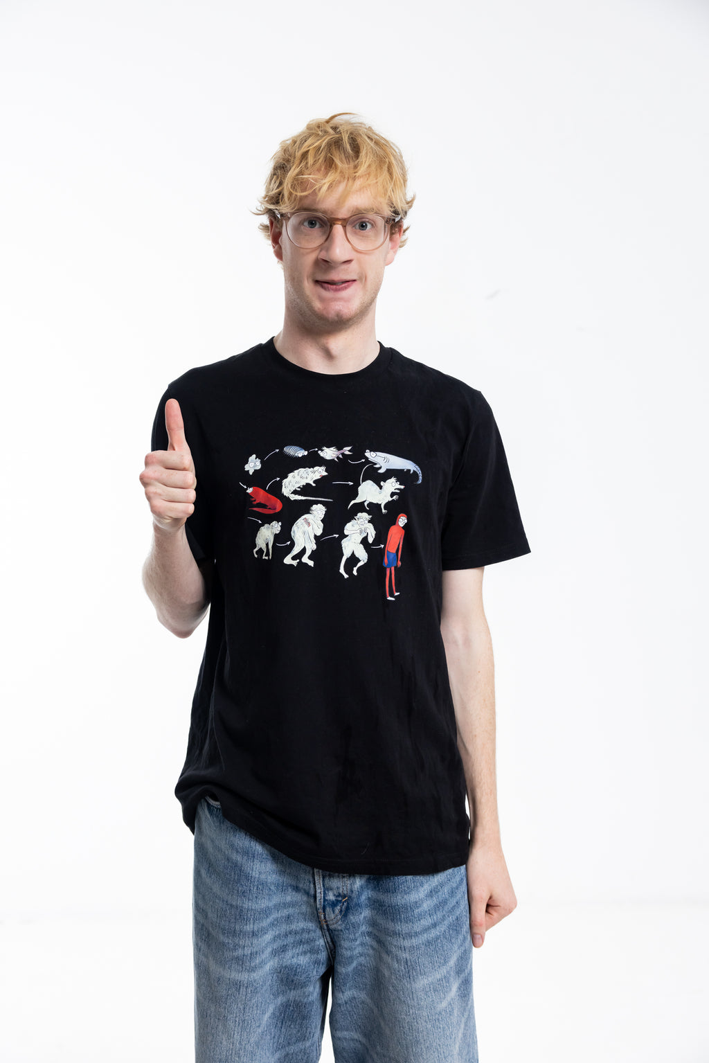 Kids T-shirt - De evolutie van Timon