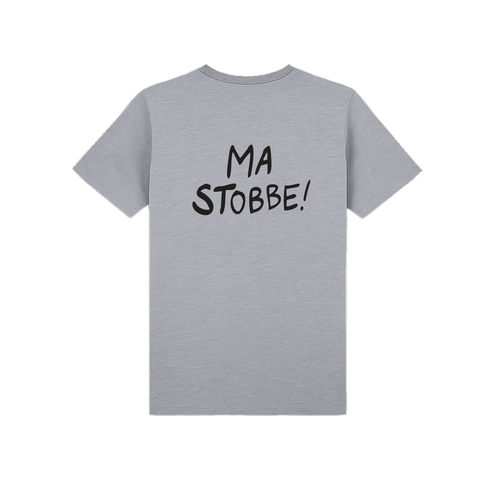 Adult T-shirt ‘Ma Stobbe!’ + Project Dino + Stickerpack Bundle